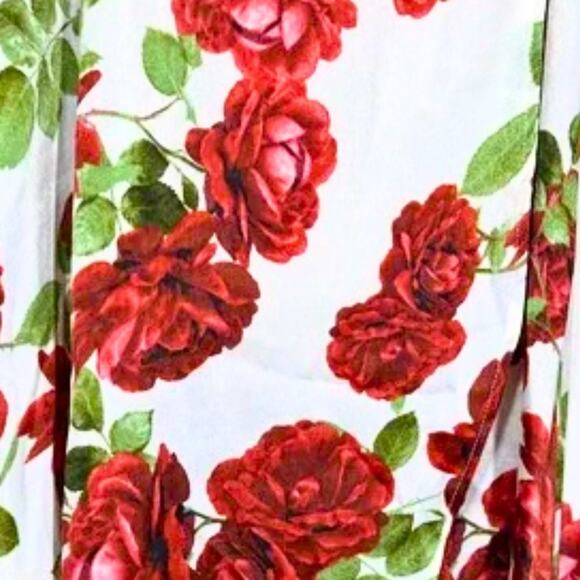 Show Me Your Mumu Mariah Wrap Dress Budding Rosemance Ivory NWT Size XXS - Picture 4 of 4